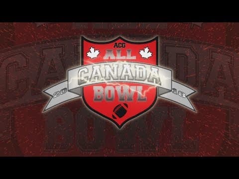 Video of All canada bowl 2018