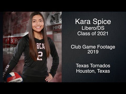 Video of 2019 Club Season Libero/ DS