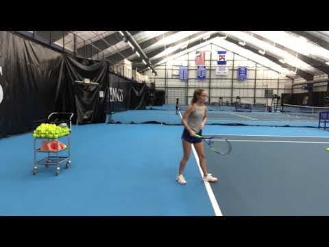Video of Emma Evans College Tennis Recruiting Video