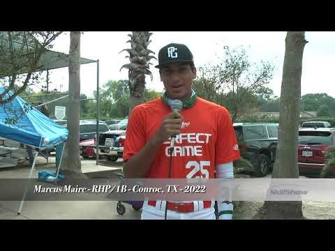 Video of Marcus Maire - RHP/1B - Conroe, TX - 2022