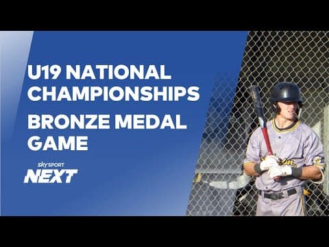 Video of Baseball NZ 19U 2021 Bronze Final