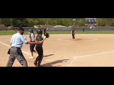 Video of Delaney Belding Dow Varsity-pitching 