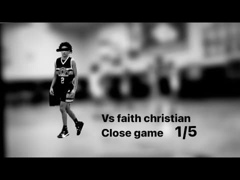 Video of Faith Christian full game highlights