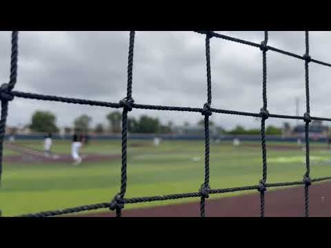 Video of Lead off triple to right field 