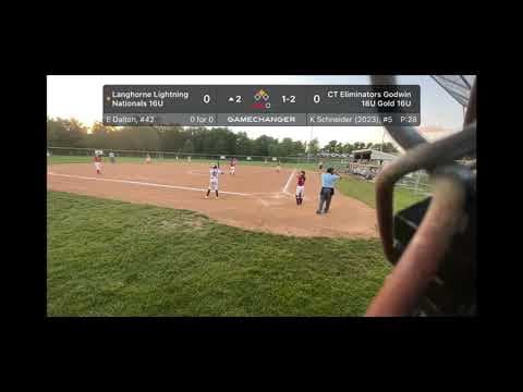 Video of 6/17/2022 Pennsbury versus 16U Langhorne Lightning National