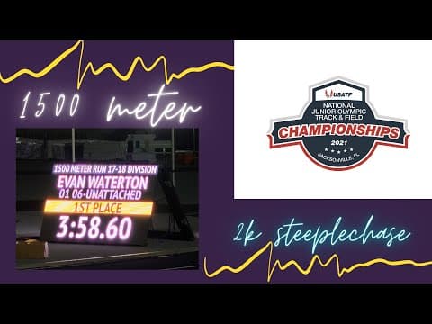 Video of 1500m and 2k steeple