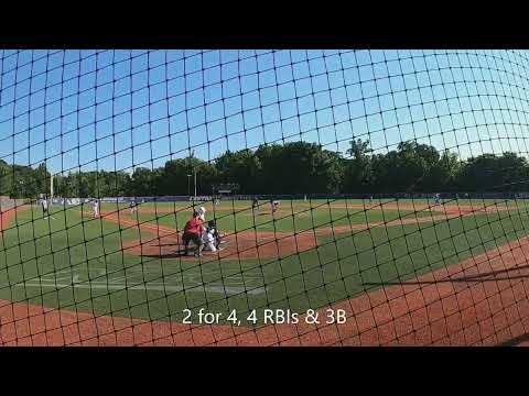 Video of Dylan McDonald - Catcher 2023 - In Game Hitting (July 2022)