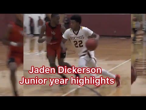 Video of Jaden Dickerson 2019-2020 season highlights