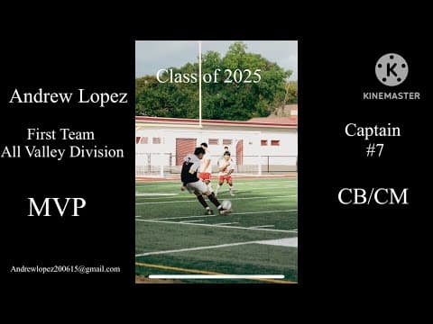 Video of Soccer Highlights - Andrew Lopez 