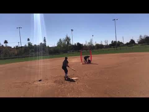 Video of Hitting practice 