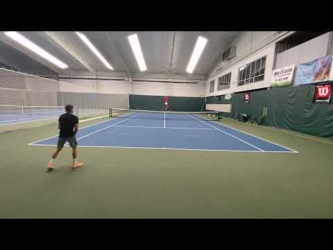 Video of Evan Timmerman - Returning Serves on April 28, 2023