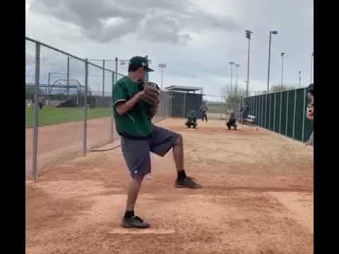 Video of Pitching practice during world baseball classic qualifiers 2020