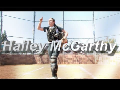 Video of Hailey McCarthy 2021 Catcher (updated 2019)