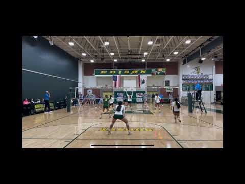 Video of Kylie Grundman #13 libero -2025.  HS match 10-2-24