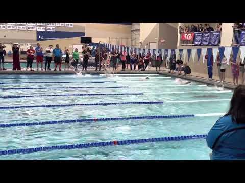 Video of Flaherty - 50 free - MN HS Sectional Finals Class 5AA 