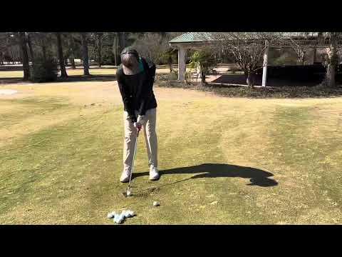 Video of Chipping and pitching with 60 degree February 2024