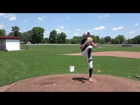 Video of Aiden Nighswander - LHP/1B (Britton Deerfield 2020)