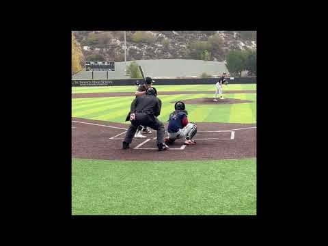 Video of J. Lee 2022 RHP MHS vs SF 10 23 2021