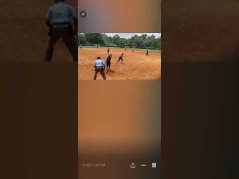 Video of Throw down centerfield to third
