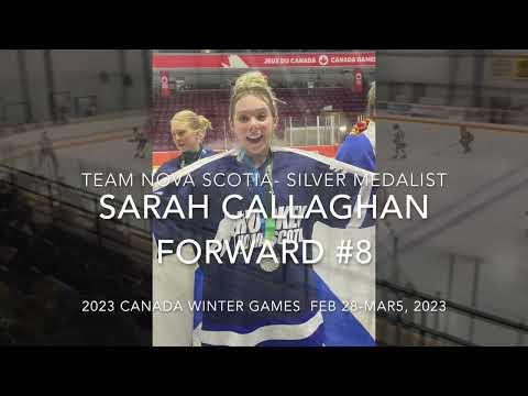 Video of Sarah Callaghan, 2024, Forward, #11, Oakville Jr Hornets, Highlights- 2022/23 OWHA U22 Elite , Canada Winter Games- Silver Medalist- Forward, #8,  Team Nova Scotia,  April 2023