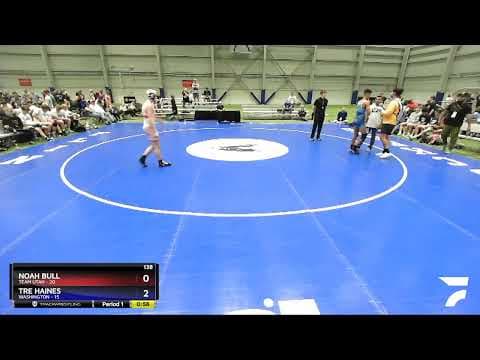 Video of 138 Lbs Round 2 (8 Team) - Noah Bull, Team Utah Vs Tre Haines, Washington 219d
