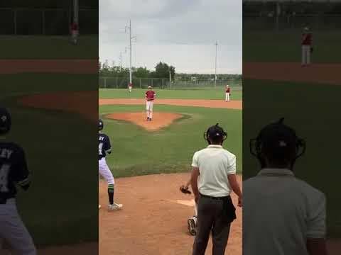 Video of 4 pitch strikeout 