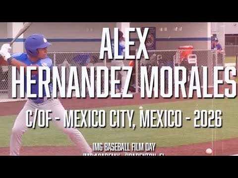 Video of Hitting and Catching 2026 IMG Academy