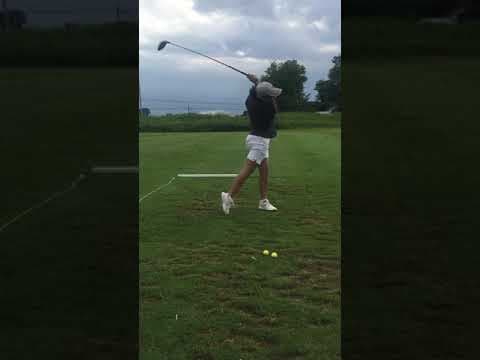 Video of hitting the driver