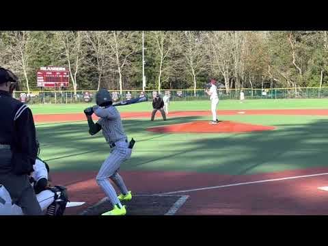 Video of Evan Otte RHP (class of 2023) debut of his senior year FB 89