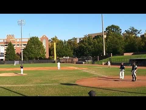 Video of Bryce Meosky pitching on 10/8/22 in UNCG camp