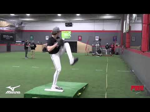 Video of Pitching from PBR Preseason ID(4 pitch mix- 4 seam, 2 seam, curveball, changeup)