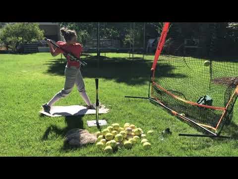 Video of Kalli Rhoton- Batting off the tee