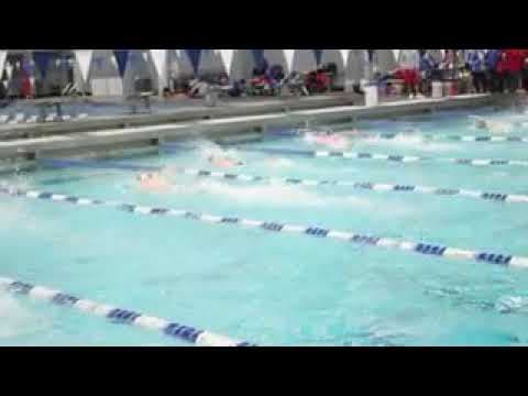 Video of 2018 UIL District 11-5A Championships Nicholas Joshua Makarenko 400y free relay lane 5(4th/anchor leg black cap/speedo enters water 2:35) 1st place finish, split 49.95