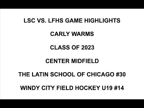 Video of Carly Warms LSC vs LFHS highlights