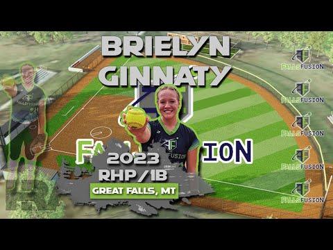 Video of 2023 Brielyn Ginnaty 🥎 Pitcher and 1B, Softball Skills Video - Falls Fusion