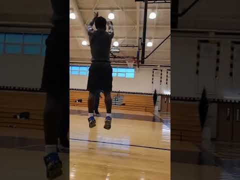 Video of Late summer 2022 Jaden was recorded shooting the corner 3 after 2 hours of skill training.