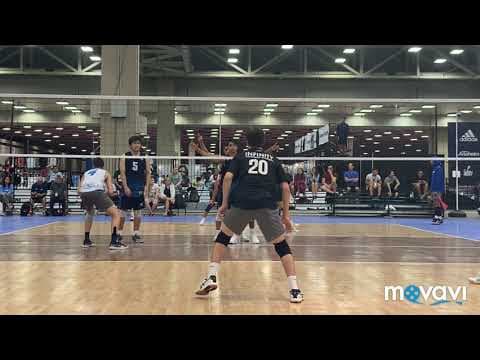 Video of Drew Hauben Volleyball 15 yr old playing 17u, Gold Court Nationals