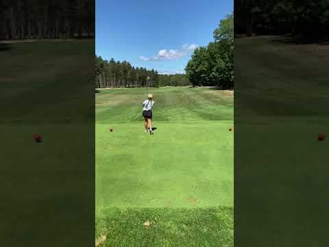 Video of One of my drives from Moutain Ridge Course in Crystal Mountain