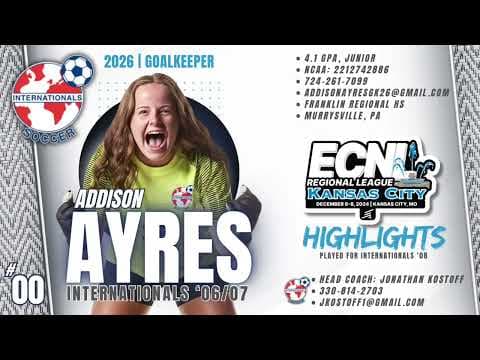 Video of ECNL KC SHOWCASE 12/2024
