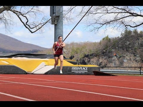 Video of  Elinor Lemler, Day in the Life of a HS Vaulter during COVID-19