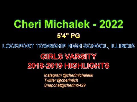 Video of Cheri Michalek: 2022 PG 5'4" - Lockport Township High School, IL; Early Freshman Highlight