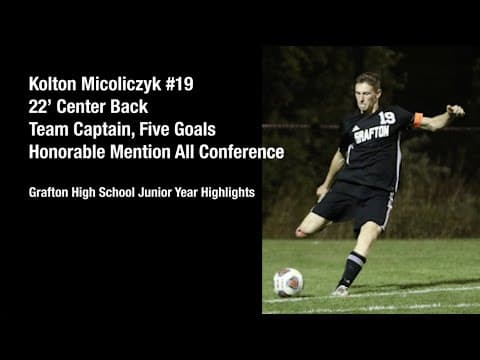 Video of Kolton Micoliczyk Junior Season Highlights (Fall 2020)