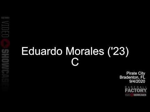Video of Eduardo Morales 2023 Catcher