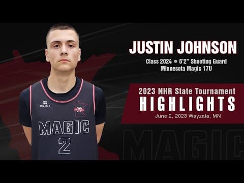 Video of Justin Johnson NHR State Tournament Wayzata MN June 2, 2023