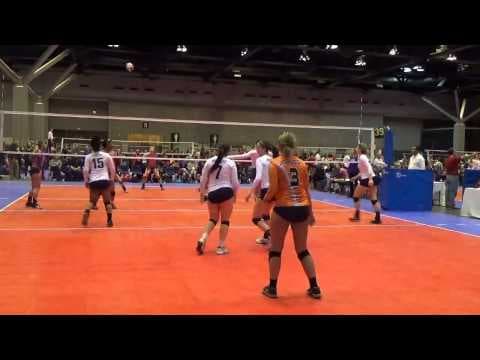 Video of Amanda Eberle Circle City Purple 18 open #11 pink Jersey 2015