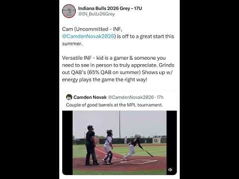 Video of Summer Ball Swings