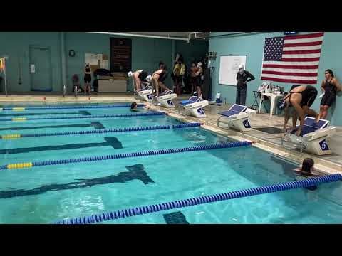 Video of 100 Fly SCY (lane closest to camera)