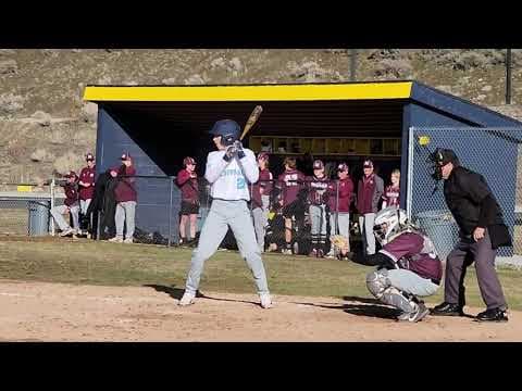 Video of Trace Gedicks batting/baserunning