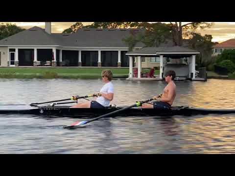 Video of Me rowing in the pair (in bow)