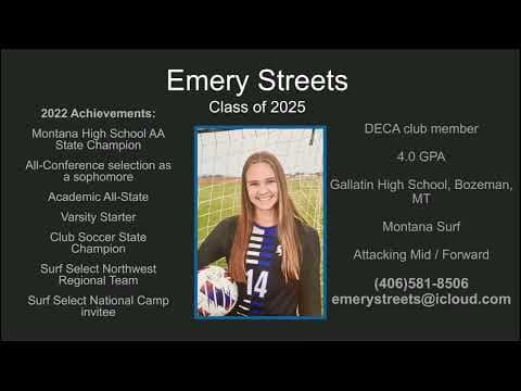 Video of Emery Streets 2022 High School Highlights